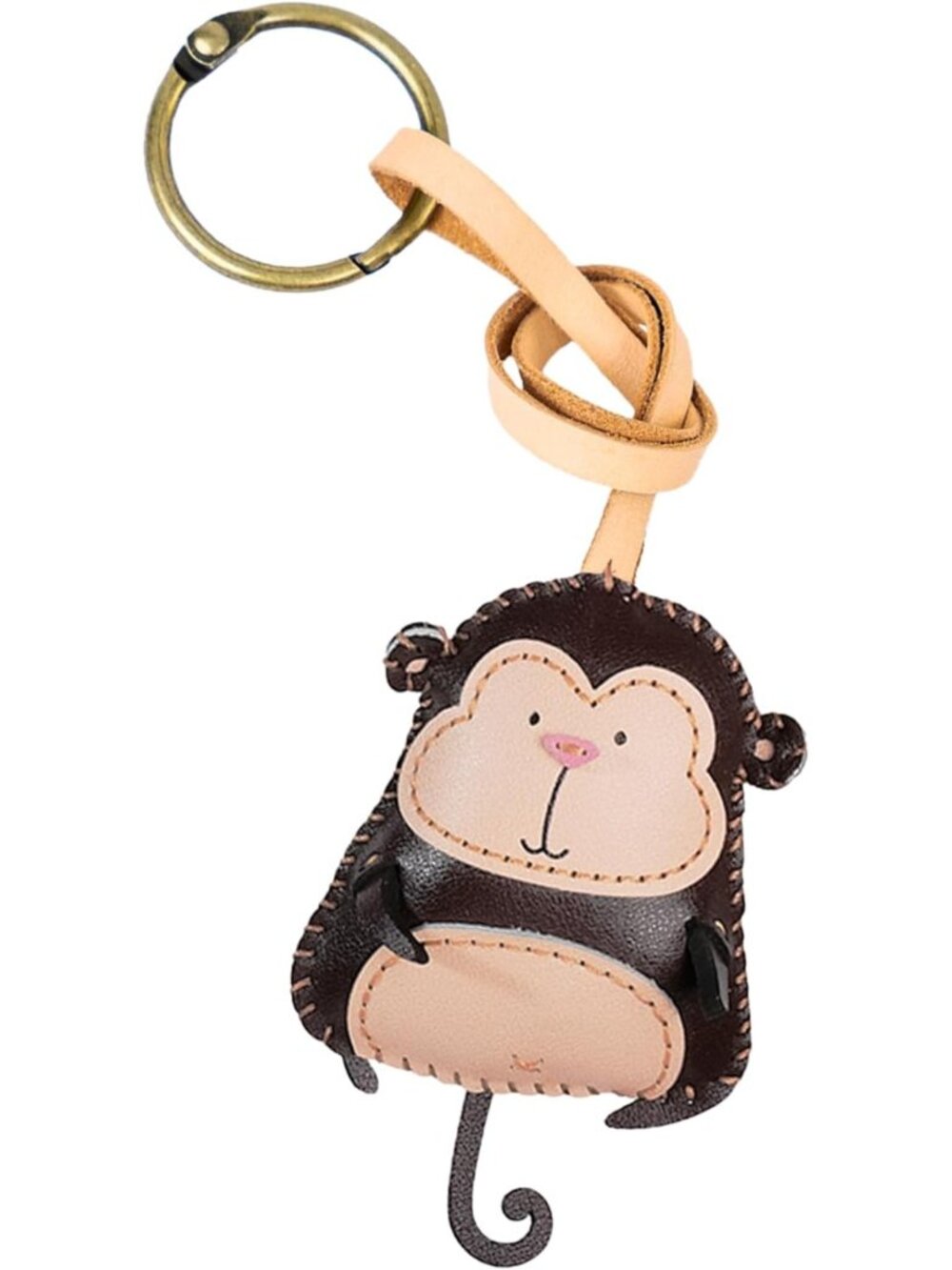 Unique Animal Leather Bag Charm | Stylish Purse Keychain for Backpacks & Gifts